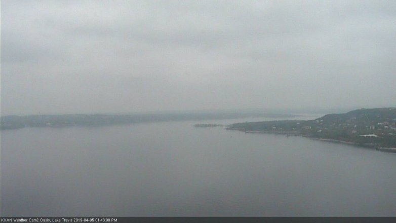 Lake Travis webcam, April 5, 2019 12:45 PM CT