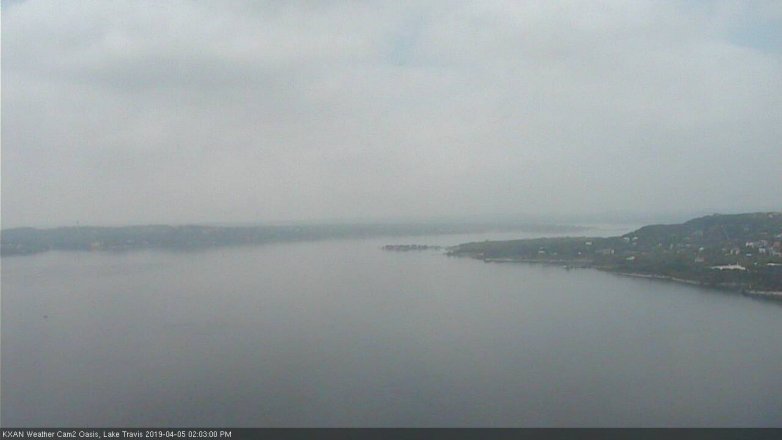 Lake Travis webcam, April 5, 2019 1:05 PM CT