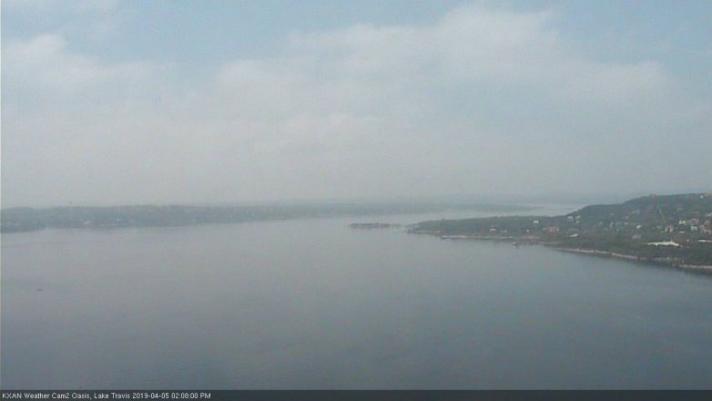 Lake Travis webcam, April 5, 2019 1:10 PM CT