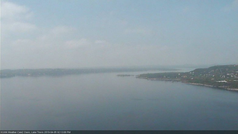 Lake Travis webcam, April 5, 2019 1:15 PM CT