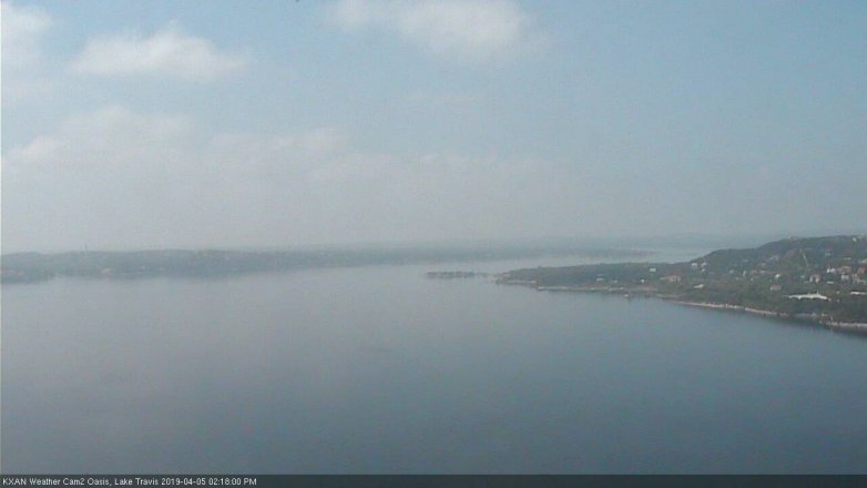 Lake Travis webcam, April 5, 2019 1:20 PM CT