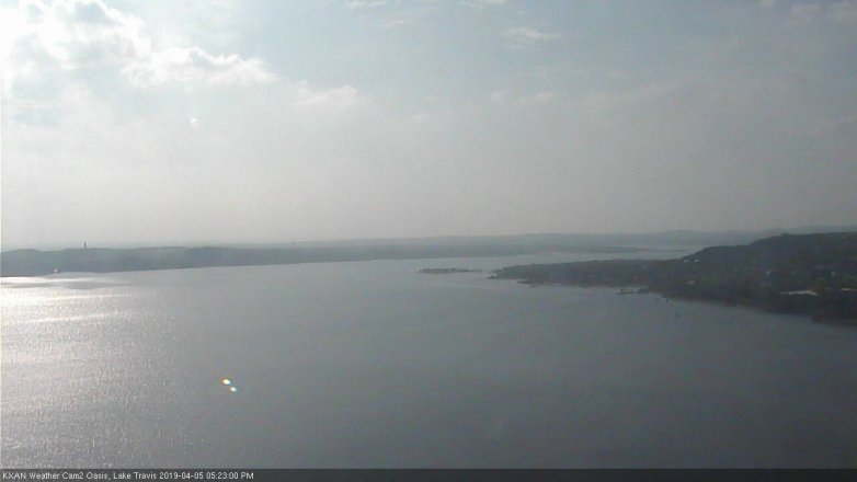 Lake Travis webcam, April 5, 2019 4:25 PM CT