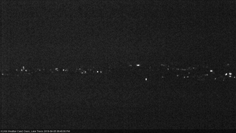 Lake Travis webcam, April 5, 2019 7:50 PM CT