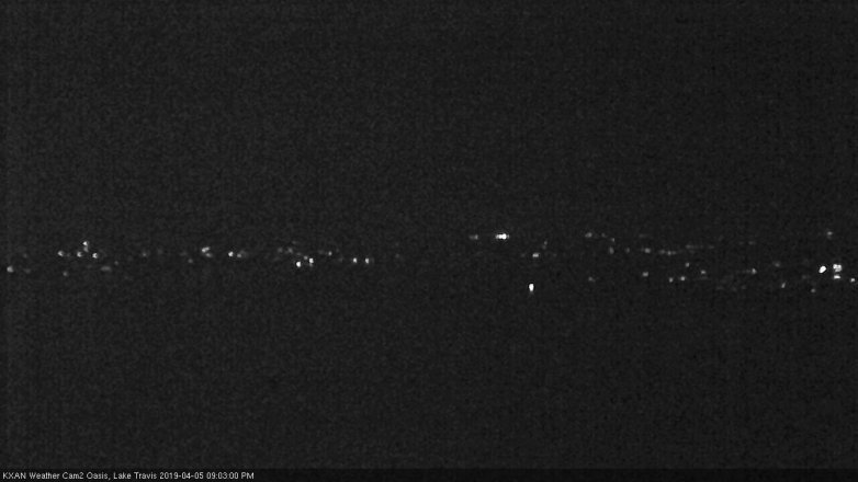 Lake Travis webcam, April 5, 2019 8:05 PM CT