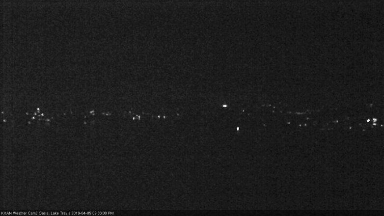 Lake Travis webcam, April 5, 2019 8:35 PM CT