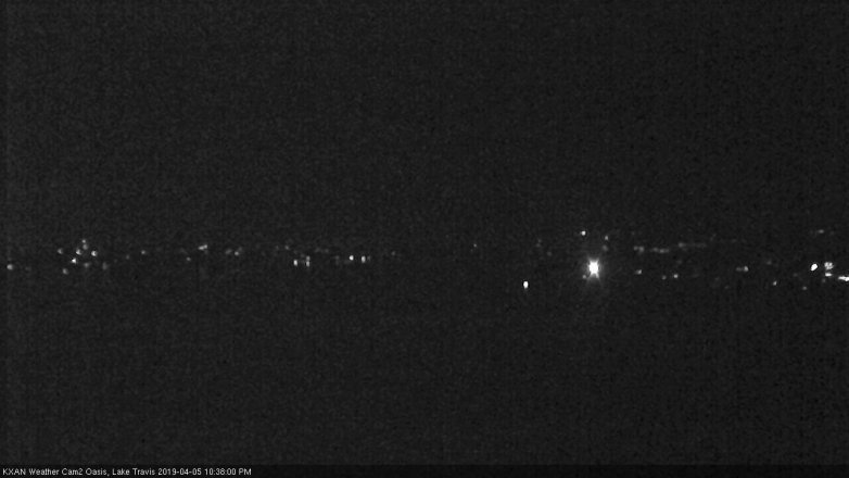 Lake Travis webcam, April 5, 2019 9:40 PM CT