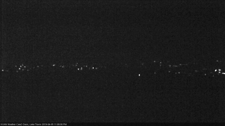 Lake Travis webcam, April 5, 2019 10:10 PM CT
