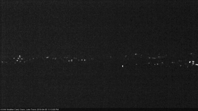Lake Travis webcam, April 5, 2019 10:15 PM CT