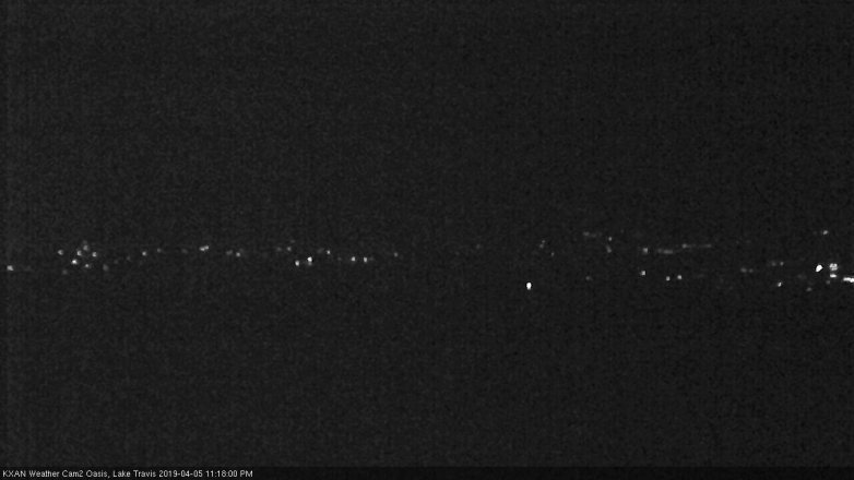 Lake Travis webcam, April 5, 2019 10:20 PM CT