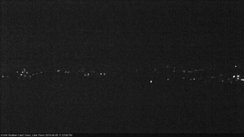 Lake Travis webcam, April 5, 2019 10:25 PM CT