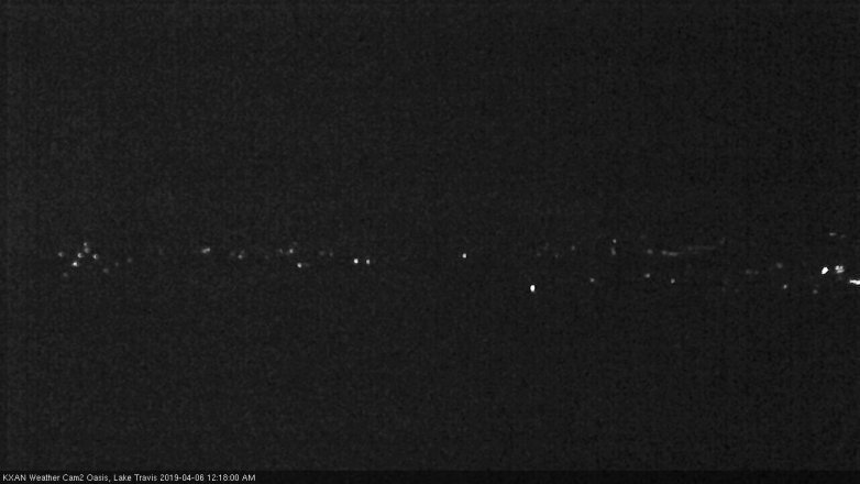 Lake Travis webcam, April 5, 2019 11:20 PM CT