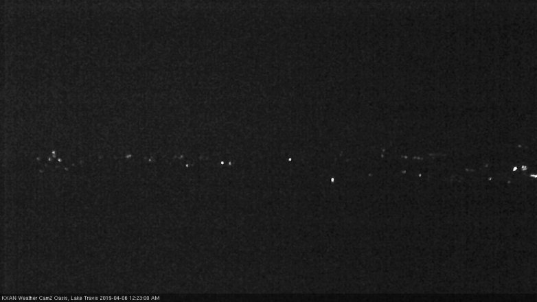 Lake Travis webcam, April 5, 2019 11:25 PM CT
