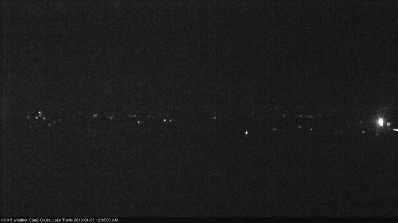 Lake Travis webcam, April 5, 2019 11:35 PM CT