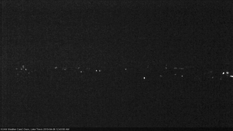 Lake Travis webcam, April 5, 2019 11:45 PM CT