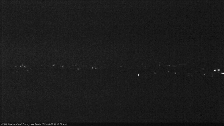 Lake Travis webcam, April 5, 2019 11:50 PM CT