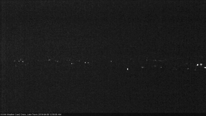 Lake Travis webcam, April 5, 2019 12:00 AM CT