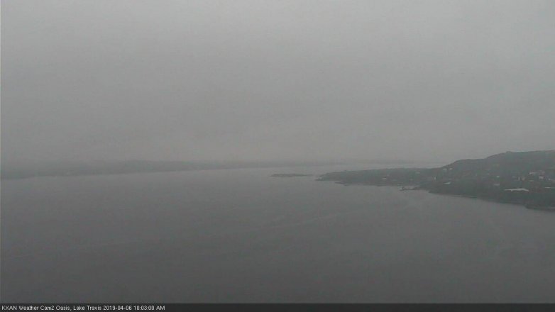 Lake Travis webcam, April 6, 2019 9:05 AM CT