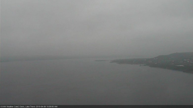 Lake Travis webcam, April 6, 2019 9:10 AM CT