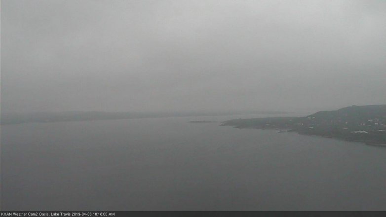 Lake Travis webcam, April 6, 2019 9:20 AM CT