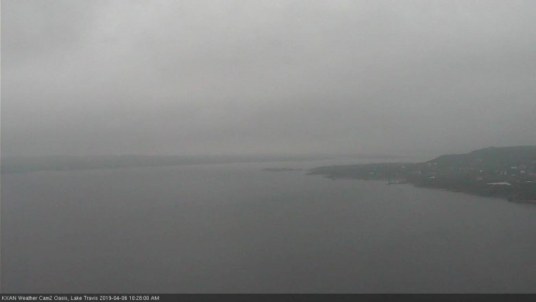 Lake Travis webcam, April 6, 2019 9:30 AM CT