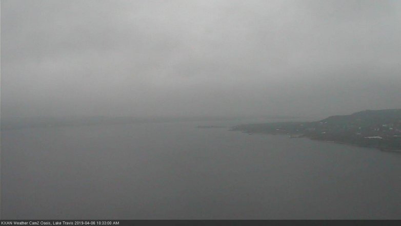 Lake Travis webcam, April 6, 2019 9:35 AM CT