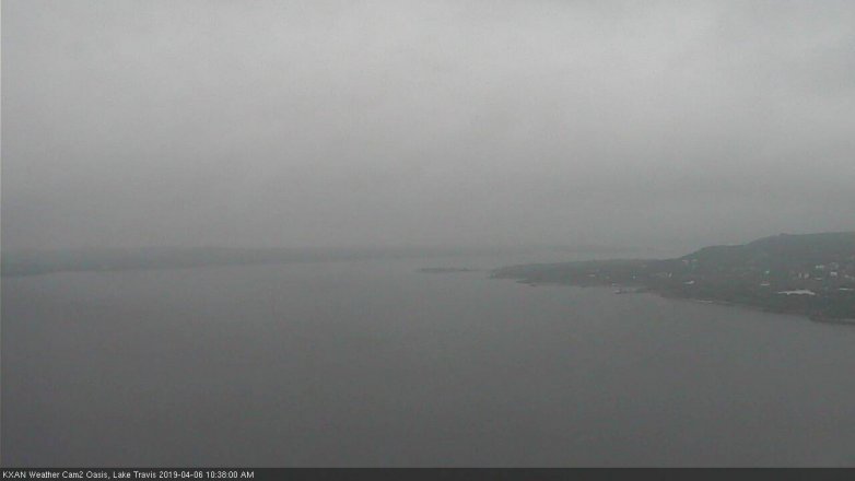 Lake Travis webcam, April 6, 2019 9:40 AM CT
