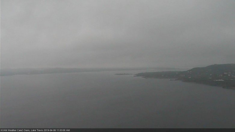 Lake Travis webcam, April 6, 2019 10:05 AM CT