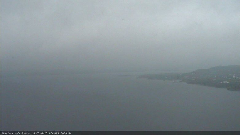 Lake Travis webcam, April 6, 2019 10:30 AM CT