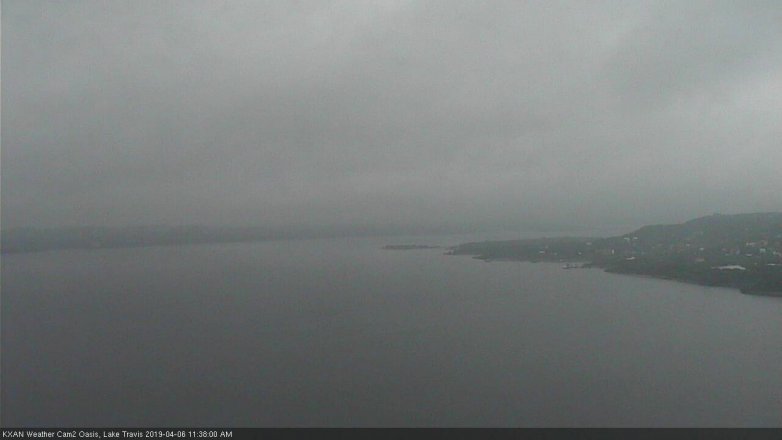 Lake Travis webcam, April 6, 2019 10:40 AM CT