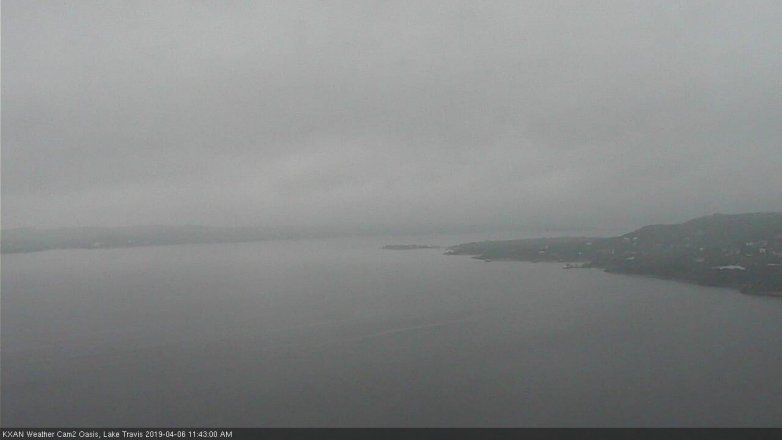 Lake Travis webcam, April 6, 2019 10:45 AM CT