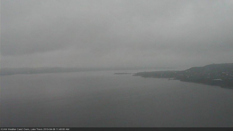 Lake Travis webcam, April 6, 2019 10:50 AM CT