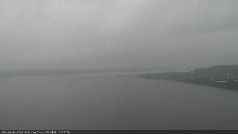 Lake Travis webcam, April 6, 2019 11:05 AM CT