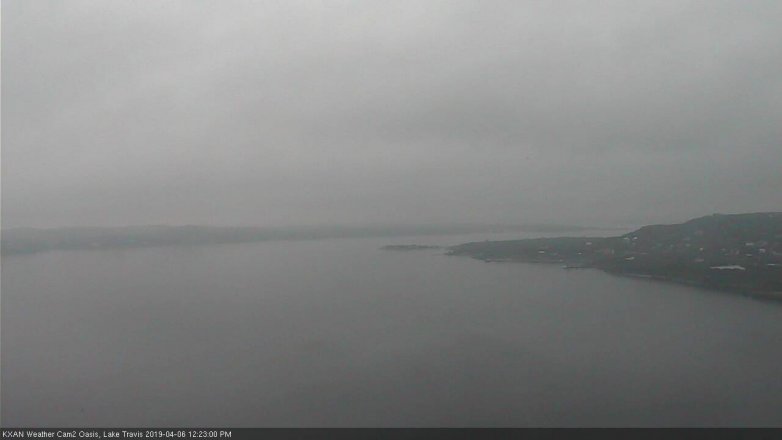 Lake Travis webcam, April 6, 2019 11:25 AM CT