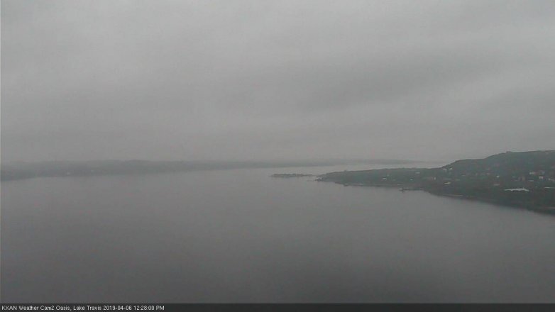 Lake Travis webcam, April 6, 2019 11:30 AM CT