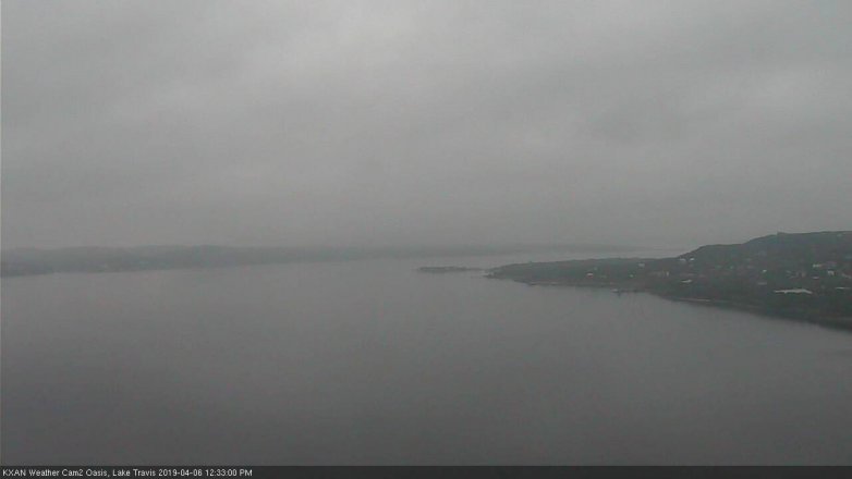 Lake Travis webcam, April 6, 2019 11:35 AM CT