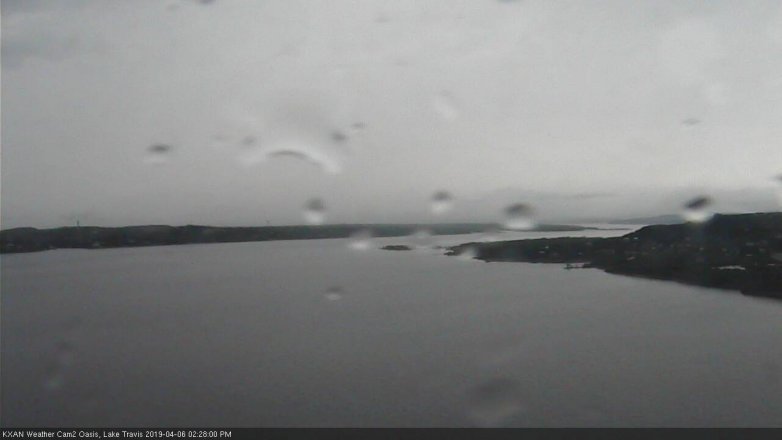 Lake Travis webcam, April 6, 2019 1:30 PM CT