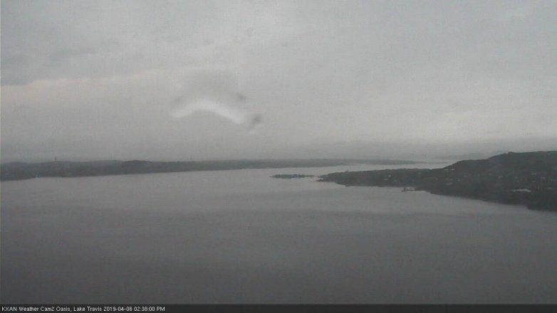Lake Travis webcam, April 6, 2019 1:40 PM CT