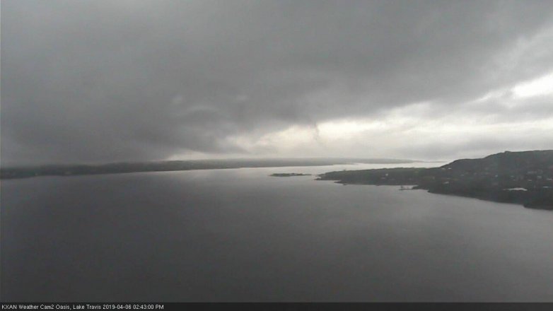 Lake Travis webcam, April 6, 2019 1:45 PM CT