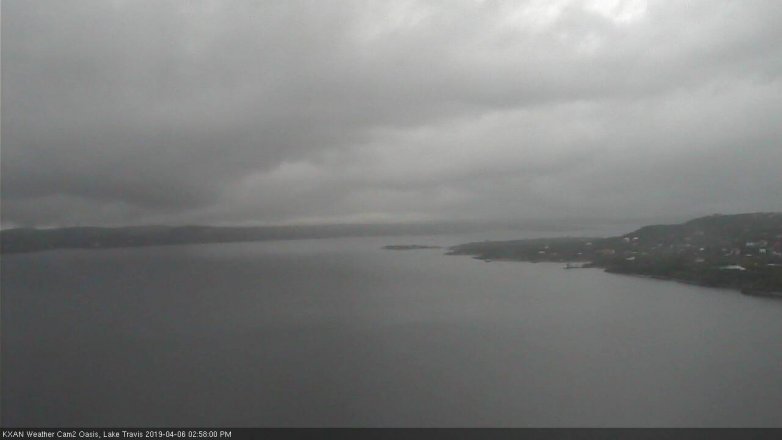 Lake Travis webcam, April 6, 2019 2:00 PM CT