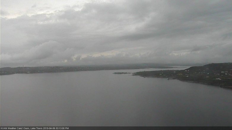 Lake Travis webcam, April 6, 2019 2:15 PM CT