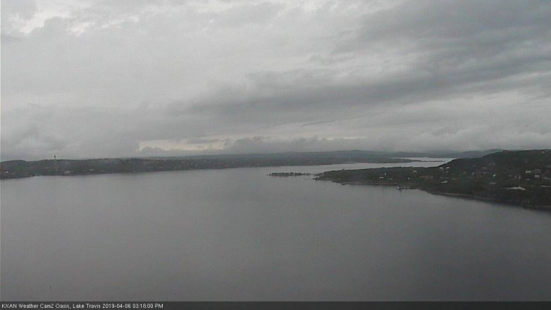 Lake Travis webcam, April 6, 2019 2:20 PM CT