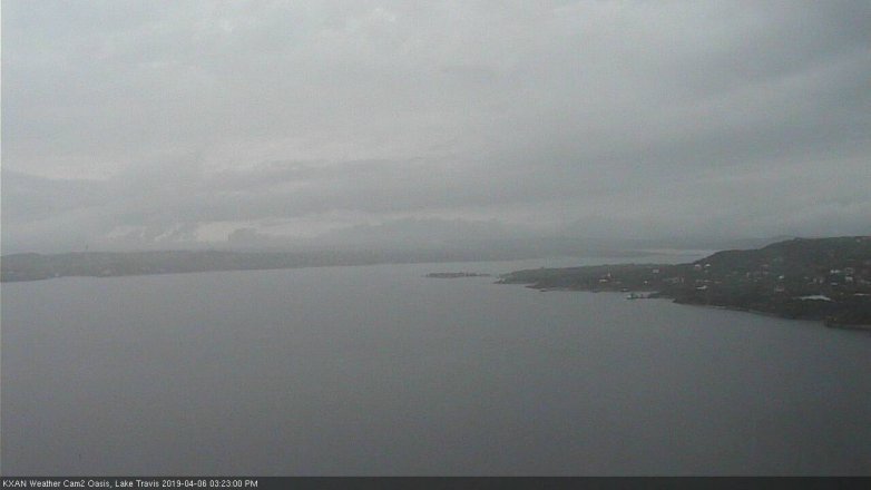 Lake Travis webcam, April 6, 2019 2:25 PM CT