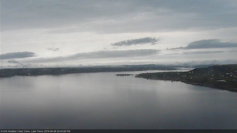 Lake Travis webcam, April 6, 2019 2:45 PM CT