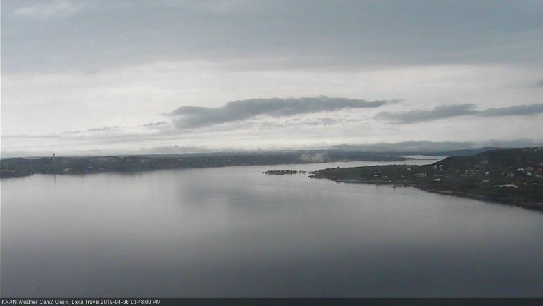 Lake Travis webcam, April 6, 2019 2:50 PM CT