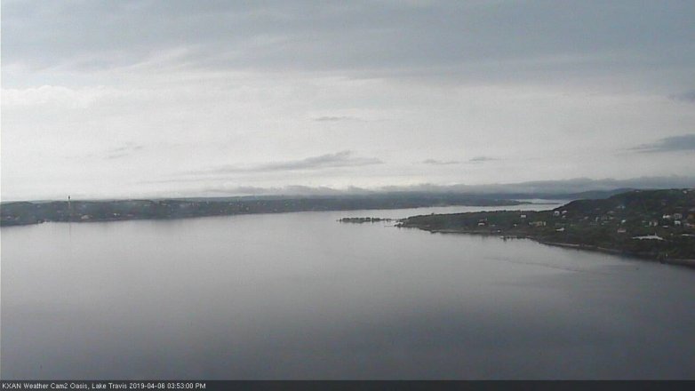 Lake Travis webcam, April 6, 2019 2:55 PM CT