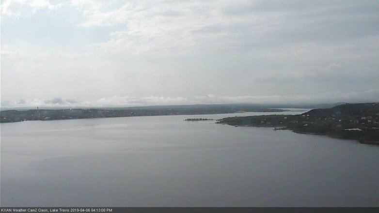 Lake Travis webcam, April 6, 2019 3:15 PM CT