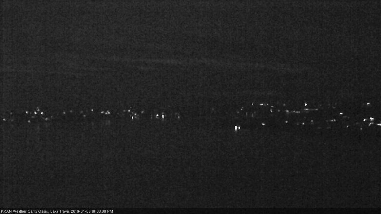 Lake Travis webcam, April 6, 2019 7:40 PM CT