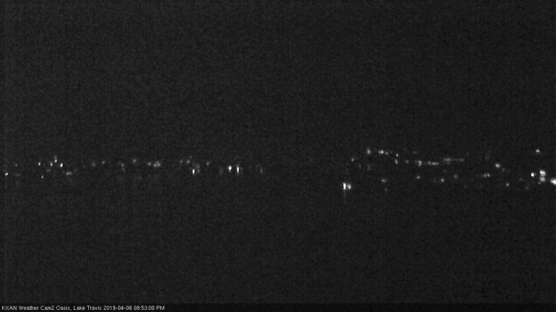 Lake Travis webcam, April 6, 2019 7:55 PM CT