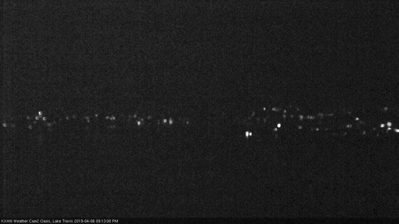 Lake Travis webcam, April 6, 2019 8:15 PM CT