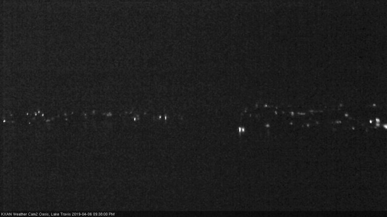 Lake Travis webcam, April 6, 2019 8:40 PM CT